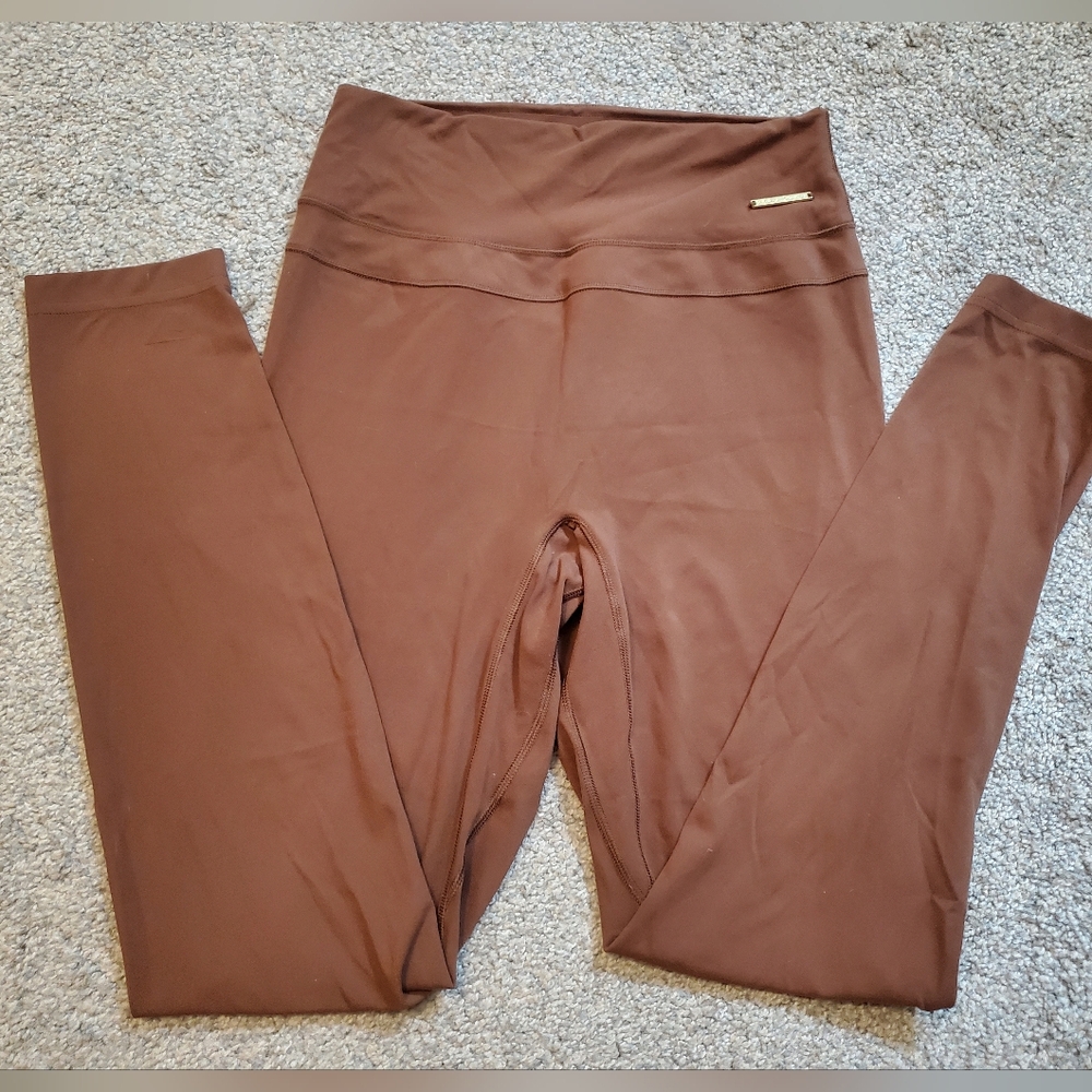 Gymshark x Whitney Simmons Seamless Leggings Medium Dandelion Brown